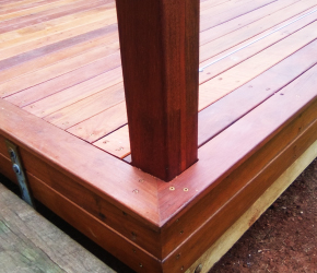 Giving 2nd grade decking timber a second chance